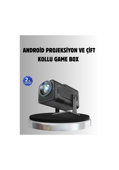 Android Projeksiyon Game Box - 1280x720p Hd Çözünürlük, Bluetooth,hdmı Ve Usb Girişli