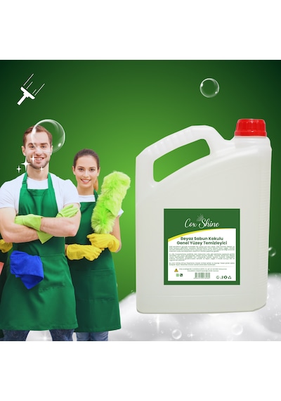 Cox Shine Beyaz Sabun Kokulu Yüzey Temizleyici Konsantre 3 Kg