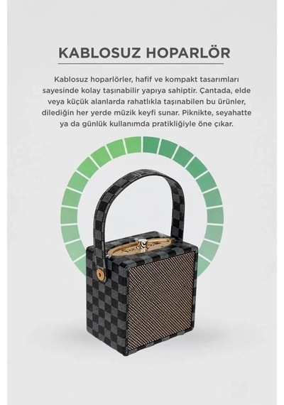 Torima Bluetooth Hoparlör Taşınabilir Speaker Wooden Case X2 Mavi Doğum Günü Seyahat Akustik