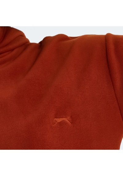 Slazenger SASSA IN Kadın Kapüşonlu Cepli Kiremit Polar