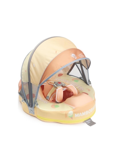 Mambobaby Yüzme Simidi - Cornet, Emniyetli, Gölgelikli Ve Ayak Destekli