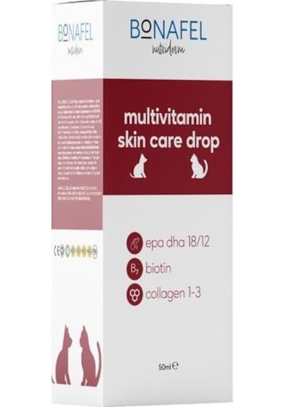 Bonafel Balık Yağı Bazlı Deri ve Tüy Sağlığı Damlası 50 ML