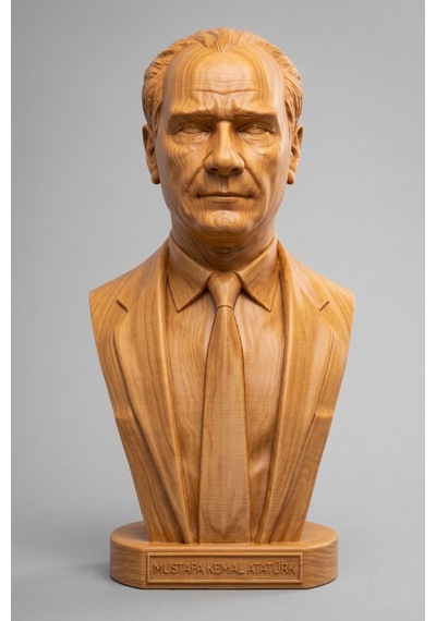 Dayanıklı Ve Estetik 3d Baskı Ürünü 15 Cm Atatürk Heykeli Ev Dekorasyonu Şık Hediyelik