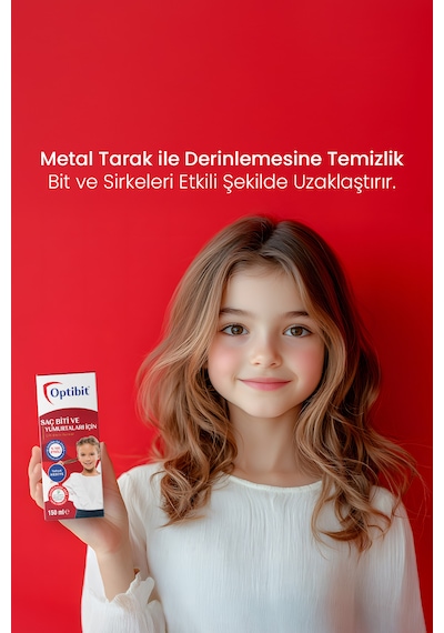 Optibit 150 Ml Bit Şampuanı Metal Tarak Hediyeli