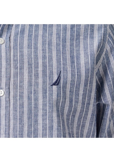 Nautica Regular Fit Çizgili Erkek Gömlek W65492t Indigo Nautica Regular Fit Çizgili Erkek Gömlek W65492t Indigo