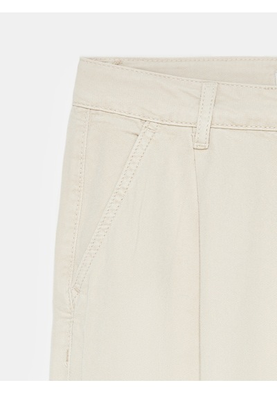 Dilvin 72319 Pileli Dökümlü Kumaş Pantolon-taş