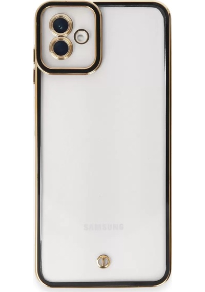 Newface Samsung Galaxy A04 Kılıf Liva Lens Silikon - Siyah