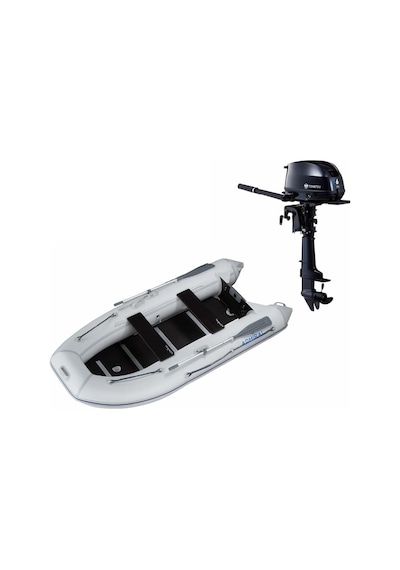 Admiral 305cm Katlanır Ahşap Tabanlı Bot + Tohatsu Mfs6 Ds Deniz Motoru