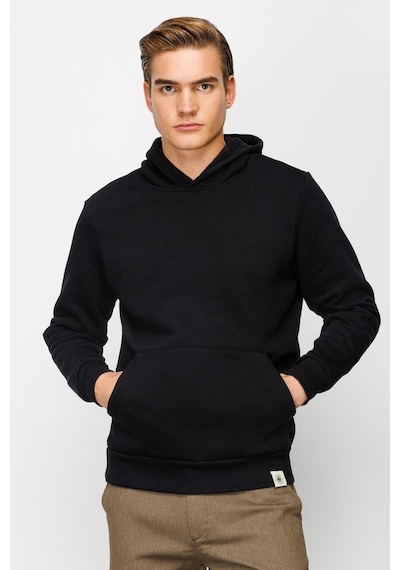 Igs İgs Erkek Siyah Standart Kapşonlu Sweatshirt Siyah