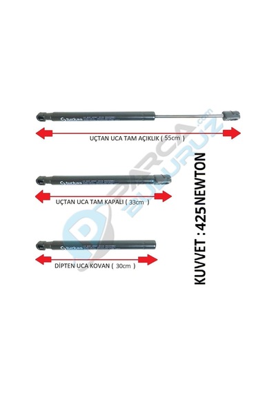 Bagaj Amortisoru Takim (2 Adet) Nissan Qashqai J11 14 - 535053465