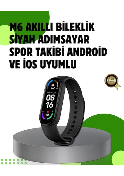 Bluetooth 5.0 Akıllı Bileklik Kalp, Uyku Ve Aktivite Takibi