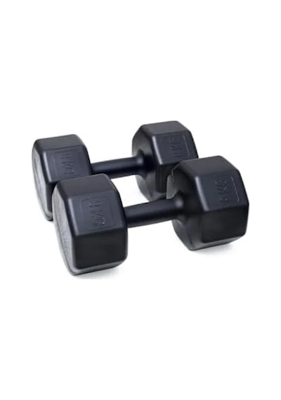 6 Adet X2 Dambıl Seti - 12 Kg Siyah