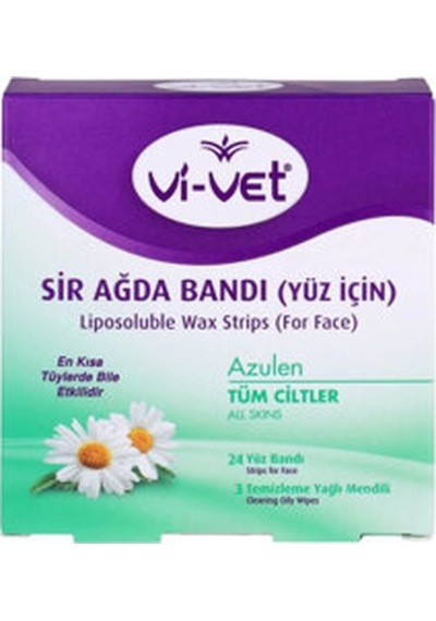Vi-Vet Ağda Bandı Yüz 24Lü Azulen x 3 Adet