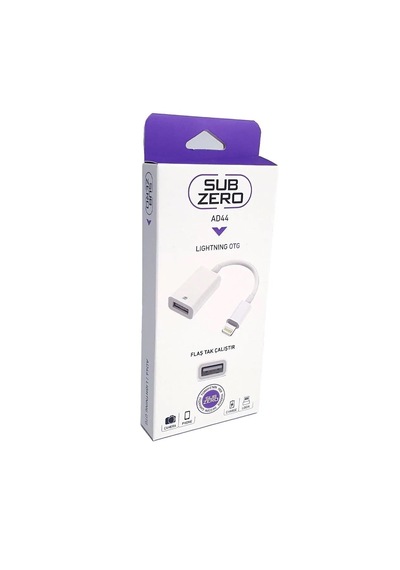 Ad44 Apple Uyumlu iPhone  Otg Dönüştürücü Kablo Usb 3.0lightning To Usb Adaptör