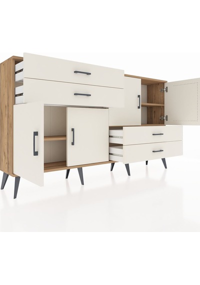 Arges Konsol 3 Raflı 4 Çekmeceli 4 Kapaklı 176x30x99 Çam-aytaşı Aytası/aytası - Atlas Çam Arges Konsol 3 Raflı 4 Çekmeceli 4 Kapaklı 176x30x99 Çam-aytaşı Aytası/aytası - Atlas Çam