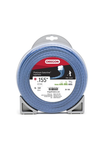 Lexroo 20-108 Platinum Gatorline Supertwist Düzeltici Hattı .355-inç 100-ayak, Gri/siyah
