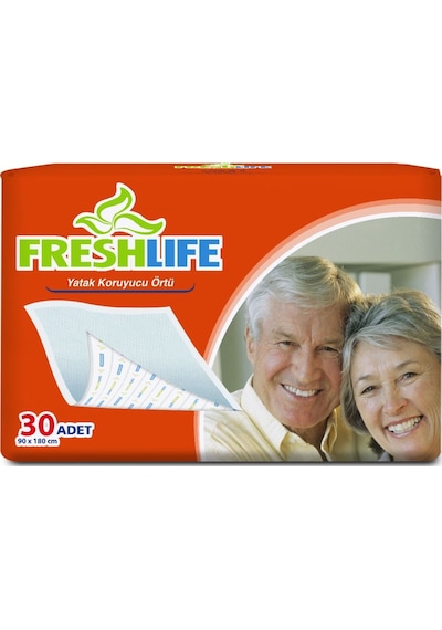 Freshlife Yatak Koruyucu Örtü 90 x 180 CM 30 Adet