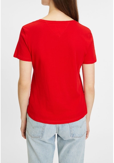 Tommy Hilfiger Tommy Hılfıger Kadın T-shırt Dw0dw14617-xnl Dw0dw14617-xnl Kırmızı Kırmızı Tommy Hilfiger Tommy Hılfıger Kadın T-shırt Dw0dw14617-xnl Dw0dw14617-xnl Kırmızı Kırmızı