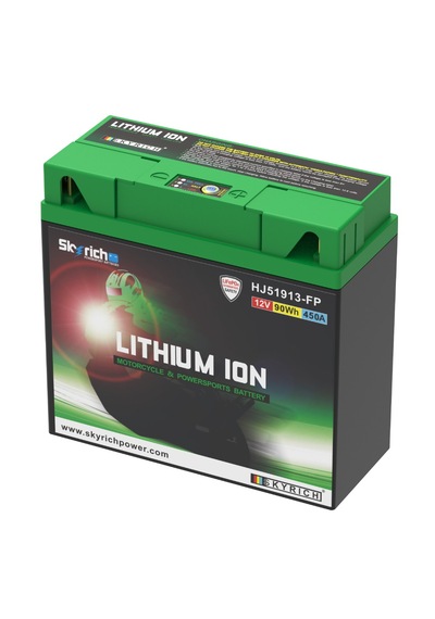 Hj51913-fp Skyrich Lityum Motosiklet Aküsü 12.8v 8ah 450cca 181 77 170