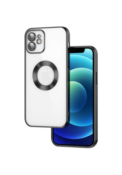 Apple Uyumlu iPhone 11 Kılıf Kamera Korumalı Logo Gösteren Şeffaf Kapak