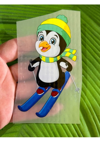 2 Adet Ütü İle Yapışan Ördek Transfer Baskı Arma 12x6 Cm