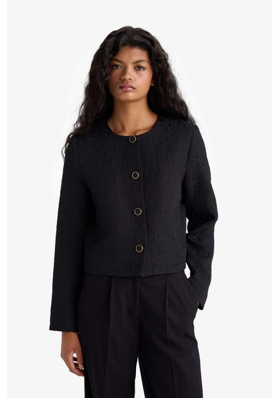 Defacto Regular Fit Blazer Ceket F9130ax25wnbk81 Siyah