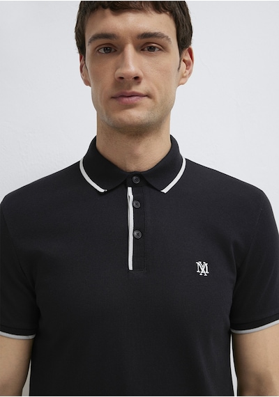 Mavi - Siyah Polo Tişört 0613266-900 Siyah
