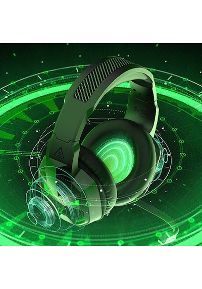 Eksa E7000 Gaming Kulaklık Oyuncu Kulaklığı - Werewolf Tasarım - 3.5 mm & Mikrofon - ZORE-257907