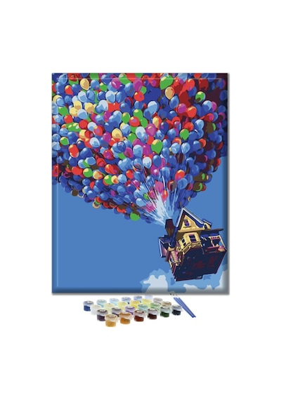 Renkli Balonlar Sayılarla Boyama Seti
