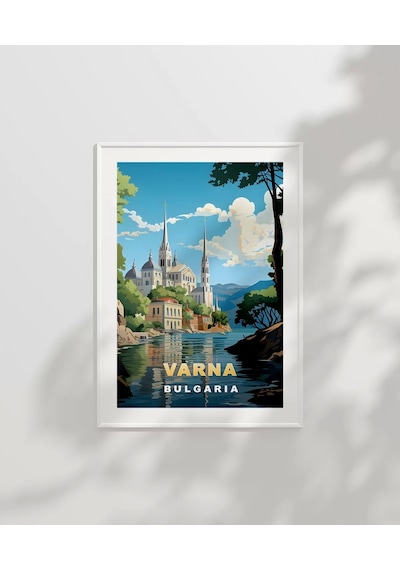 Çerçevesiz Poster Varna Nın İkonik Görünümü
