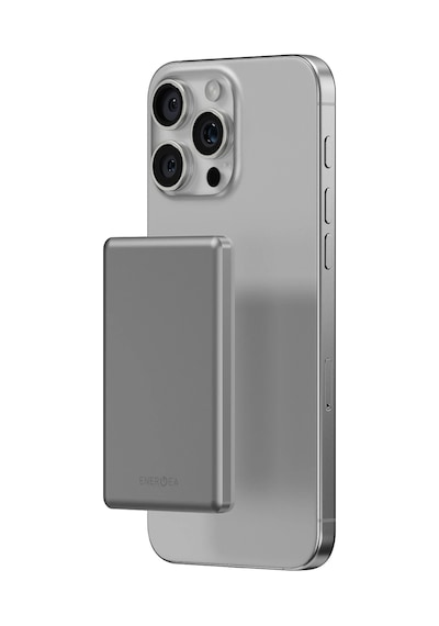 Alupac Mini 5k 5.000 Mah 20w Type-c Ve 15w Kablosuz Şarj Çıkışlı Pd Hızlı Şarj Powerbank - Natural Grey