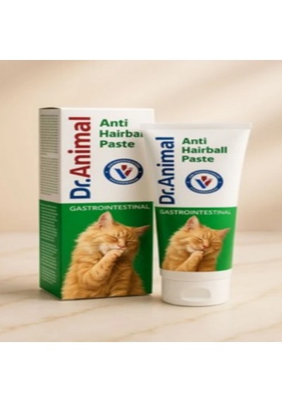 Dr. Animal Anti-hairball & Gastrointestinal Kedi Macunu 75 Ml - Tüy Yumağı Atımı Ve Sindirim Desteği