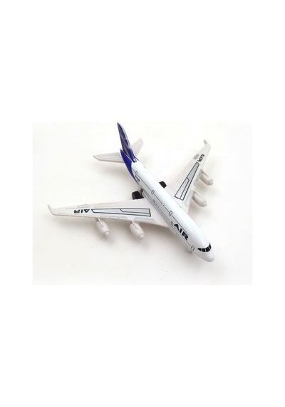 Die-cast Metal Çek Bırak Oyuncak Yolcu Uçağı 16 Cm Asortili Tekli Ürün