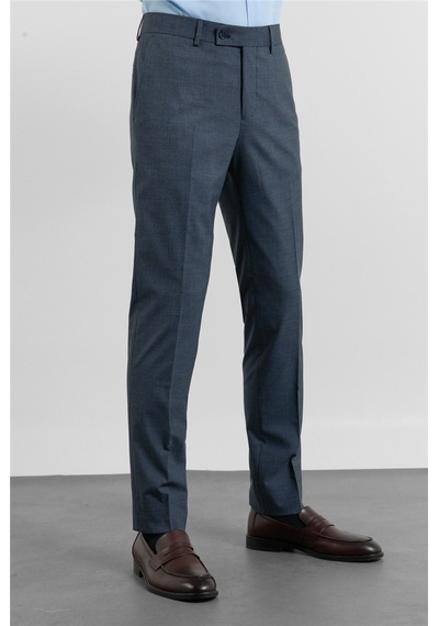 İmza Koyu Lacivert Yan Cep Kazayağı Desen Slim Fit Esnek Classic Pantolon 1003255174 İmza Koyu Lacivert Yan Cep Kazayağı Desen Slim Fit Esnek Classic Pantolon 1003255174