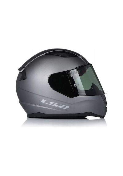 LS2 Rapid 2 Mat Titanıum Full Face Motosiklet Kaskı Siyah Camlı