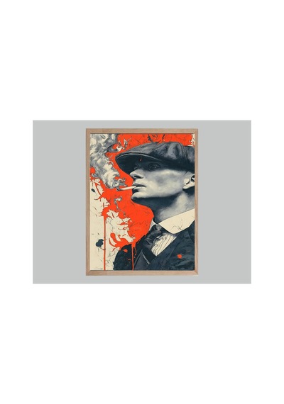 Poster Ahşap Çerçeveli Dekoratif Tablo Çok Renkli - 868788555 Çok Renkli