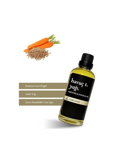 Sabunal Havuç Tohumu Yağı 100 ML - Cilt Bakım Yağı