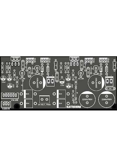 100 Watt 2 Kanal Stereo Amfi Ses Devre Kartı