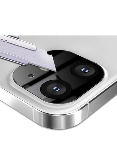 İphone 12 Mini 3d Full Kaplama Tempered Cam Kamera Koruyucu- 5775