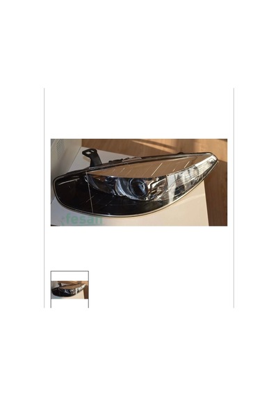 Renault Fluence 2013 Sağ Siyah Çerçeveli Mercekli Far