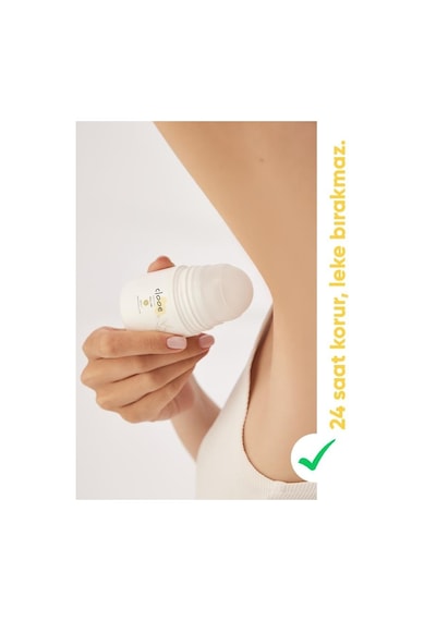 Clooe Unisex Clooe Lekesiz Fresh Gözenek Kapatmaz Ter Kokusu Önleyici Doğal Roll-On 50 ML