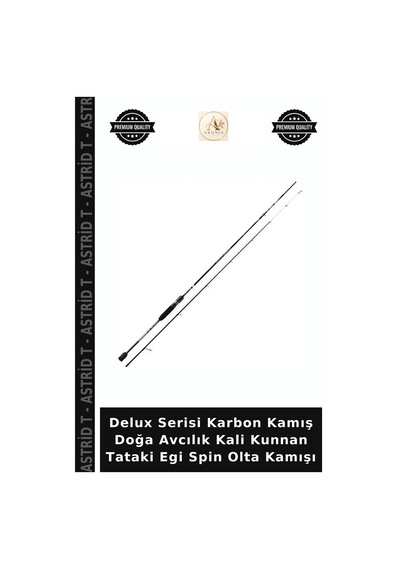 Delux Serisi Karbon Kamış Doğa Avcılık Kali Kunnan Tataki Egi Spin Olta Kamışı 220cm/2.5-3.5