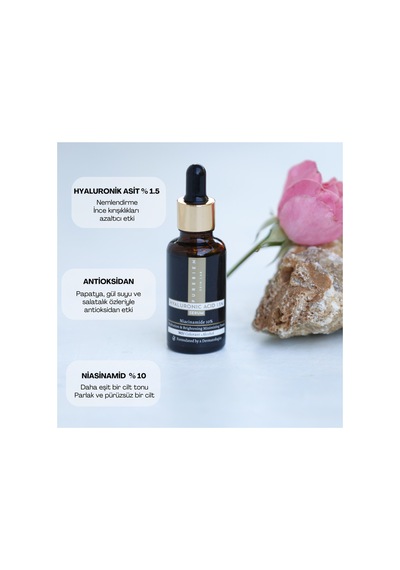 Hyaluronik Asit % 1.5 Serum + %10 Niacinamid - Yoğun Nemlendirici