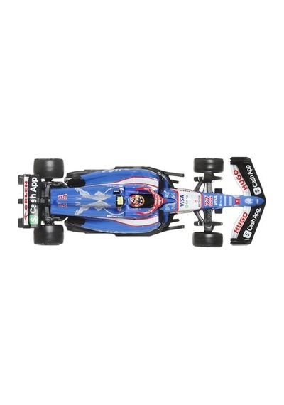 Hot Wheels Formula 1 Visa Cash App Yarış Arabası, Metal Gövde, Kauçuk Tekerlekli, 13+ Yaş, Koleksiyonluk Model, 2024 F1 Serisi, Liam Lawson