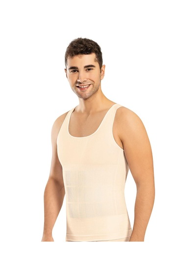 Miss Modinn /men Modinn Ten Rengi Toparlayıcı Erkek Korse Atlet Çift Kat Ten/2xl
