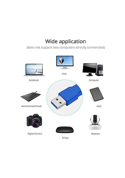 Usb 3.0 Erkek Erkek Ara Bağlantı Kablosu Hdd Harddisk Uzatma Ekleme 30 Cm 4955 Diğer