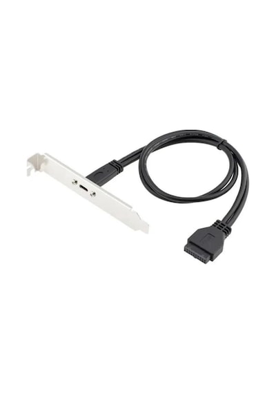 19 pin usb 3.0 to 3.1 panel tipi type-c dönüştürücü