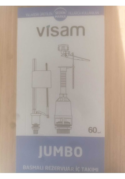 Beyaz Jumbo Rezervuar Iç Takımı Zeplin Flotörlü Beyaz