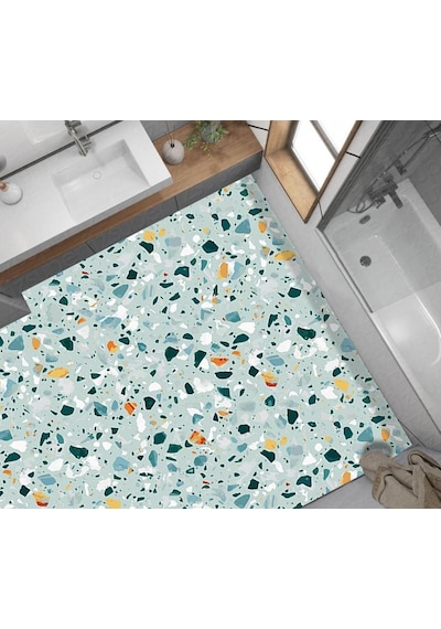 Yer Kaplama Zemin Kaplama Folyosu 65x130 Cm Terrazzo Floor Color