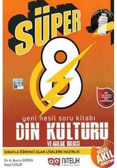 Nitelik Süper 8. Sınıf Din Kültürü Nesil Soru Kitabı